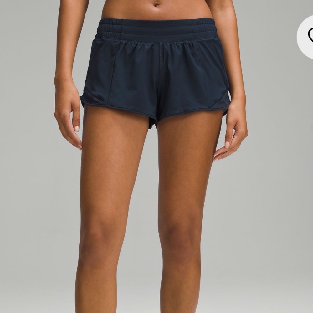 True Navy Hotty hot low rise 2.5” shorts